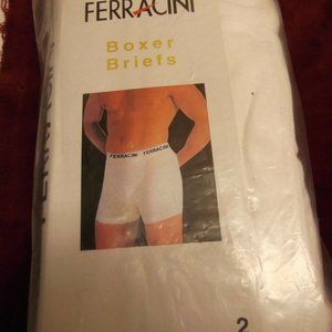 VINTAGE FERRACINI BOXER BRIEFS 2 Pack Medium 32-34